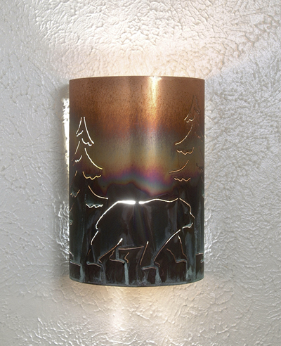 Bear Sconce - Click Image to Close