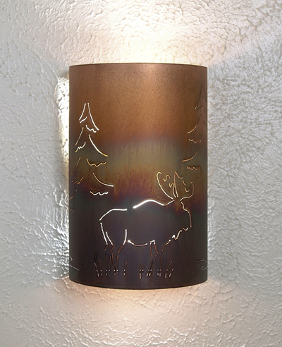 Moose Sconce - Click Image to Close