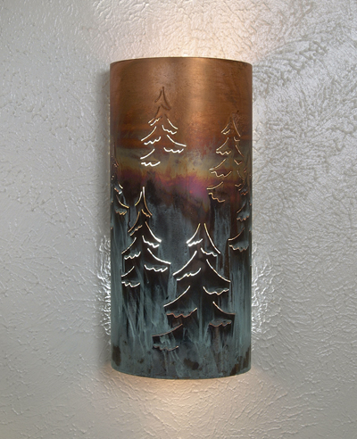 Tree Sconce - Click Image to Close